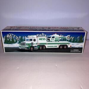 Vintage 1995 Hess Toy Truck and Helicopter NEW IN BOX